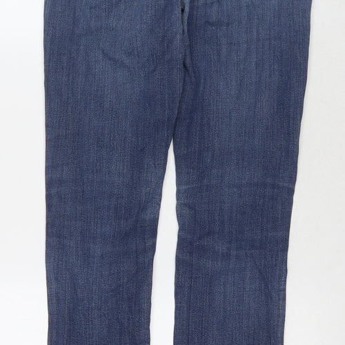 Gap Womens Blue Cotton Skinny Jeans Size 28 in L29 in Regular Zip