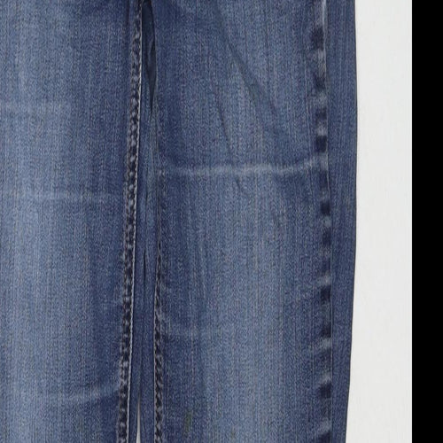 Gap Womens Blue Cotton Skinny Jeans Size 28 in L29 in Regular Zip