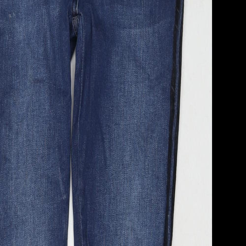 Khost Womens Blue Cotton Skinny Jeans Size 8 L27 in Regular Zip