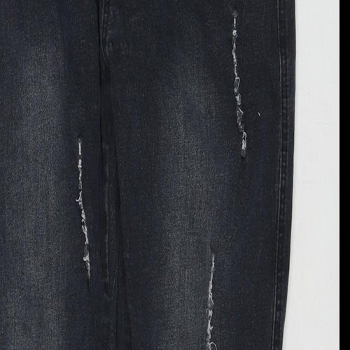 Voir Jeans Womens Grey Cotton Jegging Jeans Size L L28 in Regular
