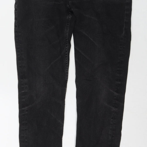 H&M Womens Black Cotton Skinny Jeans Size 29 in L28 in Regular Zip