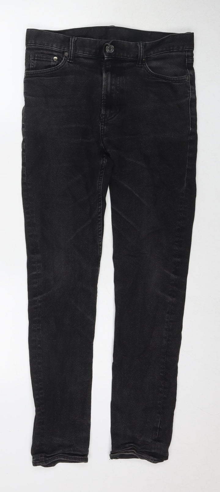 H&M Womens Black Cotton Skinny Jeans Size 29 in L28 in Regular Zip
