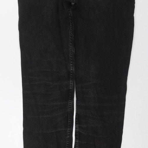 H&M Womens Black Cotton Skinny Jeans Size 29 in L28 in Regular Zip
