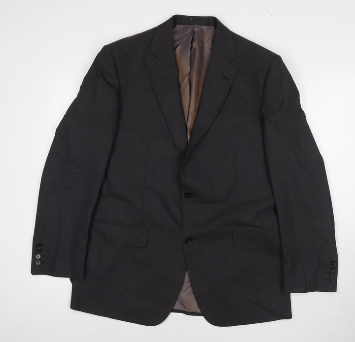 Marks and Spencer Mens Grey Wool Jacket Suit Jacket Size 40 Regular