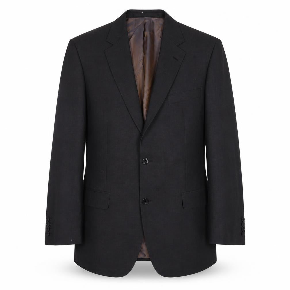 Front view of Marks & Spencer men’s grey wool jacket suit jacket, size 40, regular