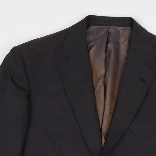 Marks and Spencer Mens Grey Wool Jacket Suit Jacket Size 40 Regular