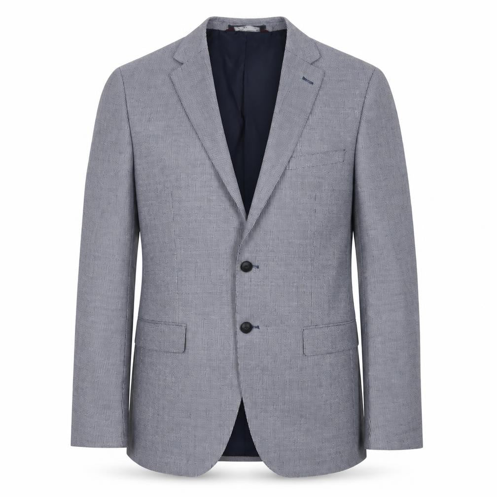 Front view of Marks & Spencer men’s grey wool jacket suit jacket, size 40, regular