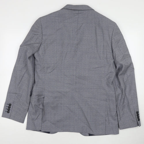 Marks and Spencer Mens Grey Wool Jacket Suit Jacket Size 40 Regular