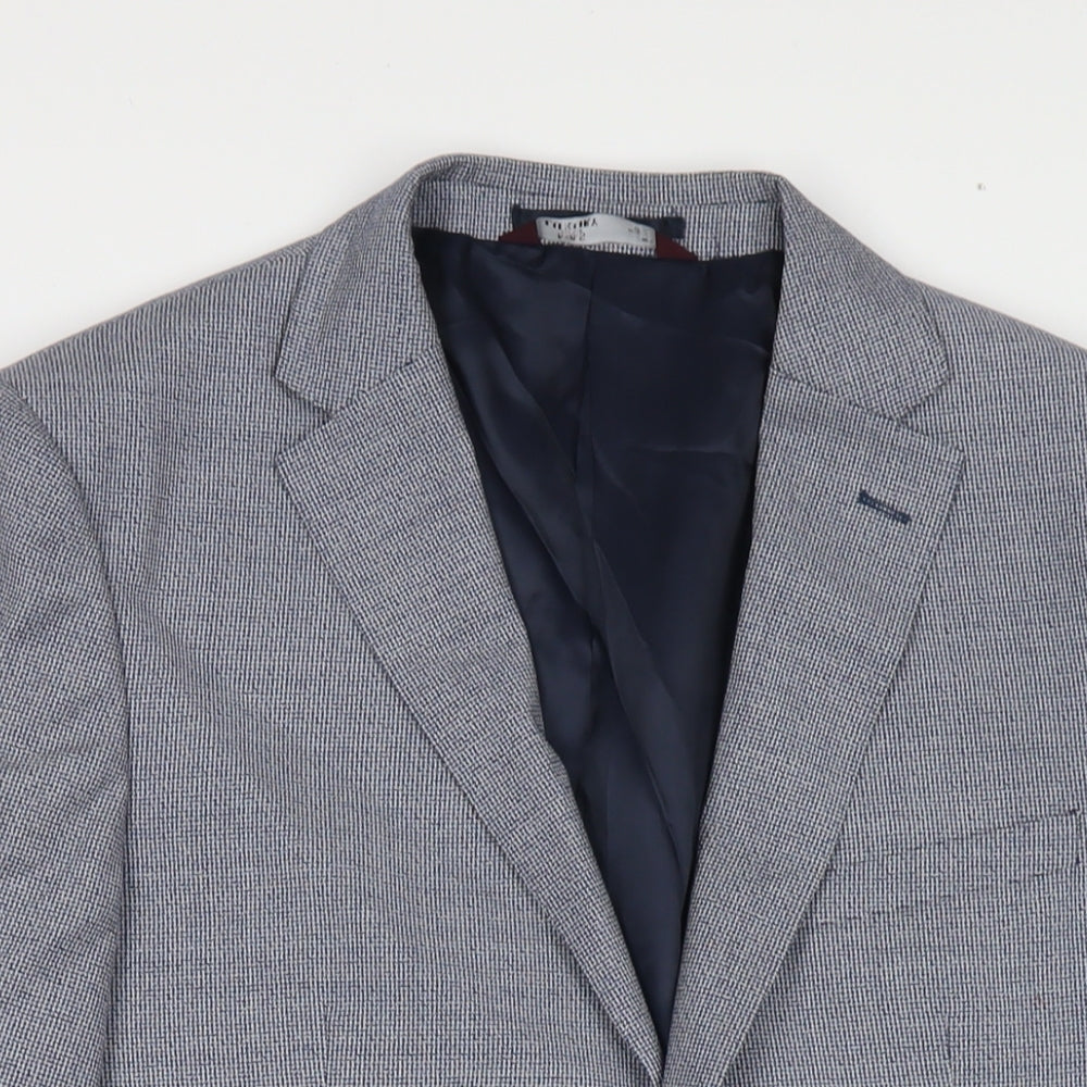 Marks and Spencer Mens Grey Wool Jacket Suit Jacket Size 40 Regular