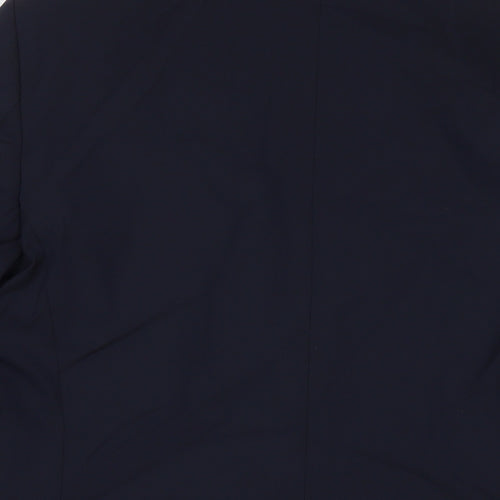 Marks and Spencer Mens Blue Polyester Jacket Suit Jacket Size 40 Regular