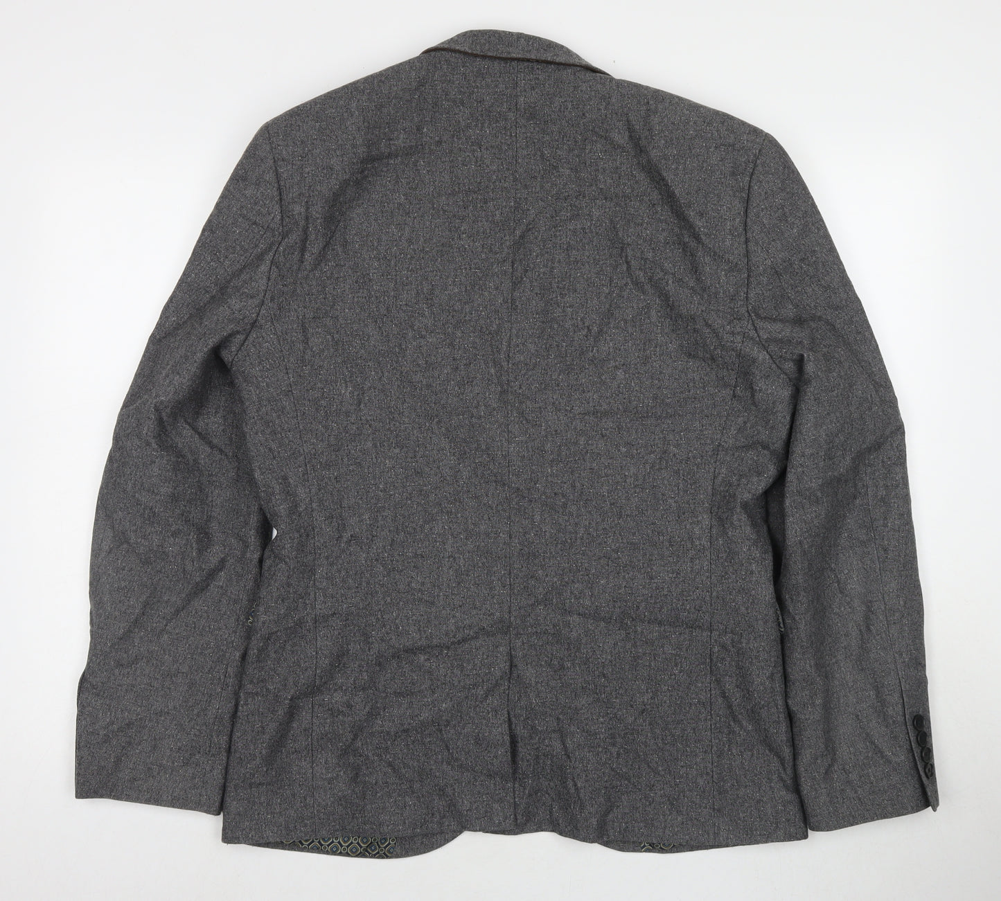 NEXT Mens Grey Wool Jacket Suit Jacket Size 40 Regular