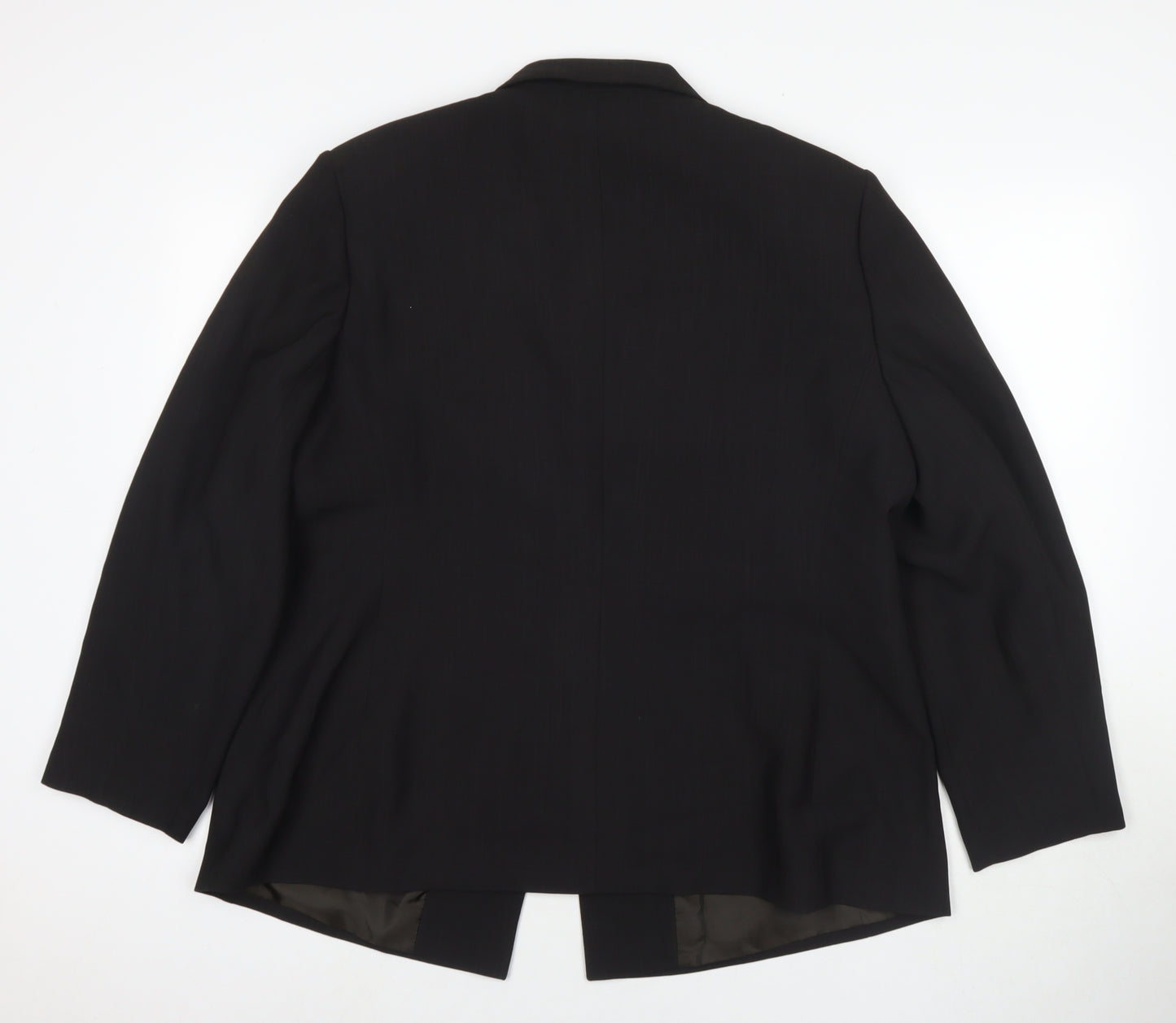 BHS Womens Black Jacket Blazer Size 20 Button