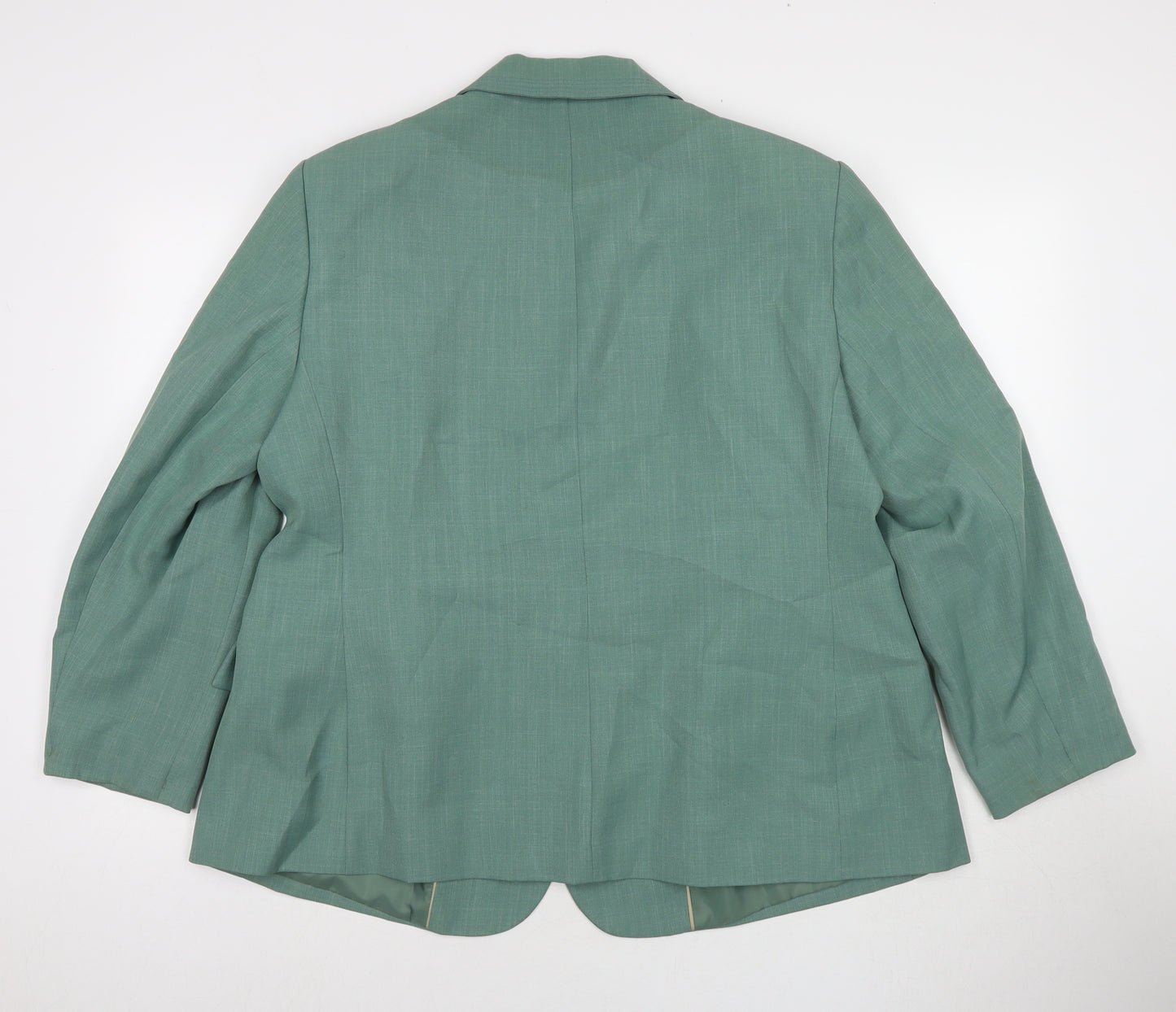 Berkertex Womens Blue Jacket Blazer Size 22 Button