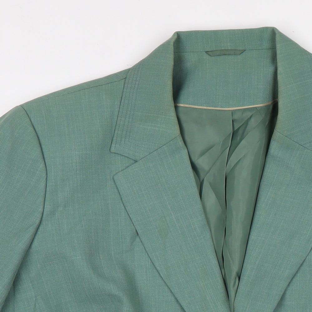 Berkertex Womens Blue Jacket Blazer Size 22 Button