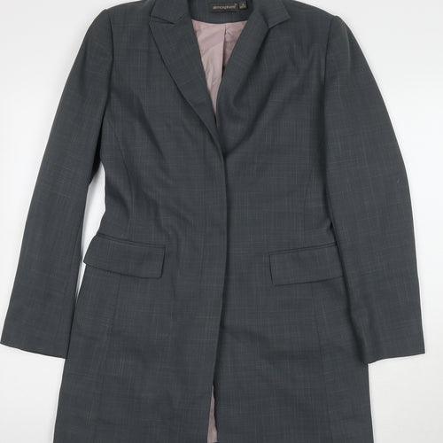 Atmosphere Womens Grey Jacket Blazer Size 12 Button