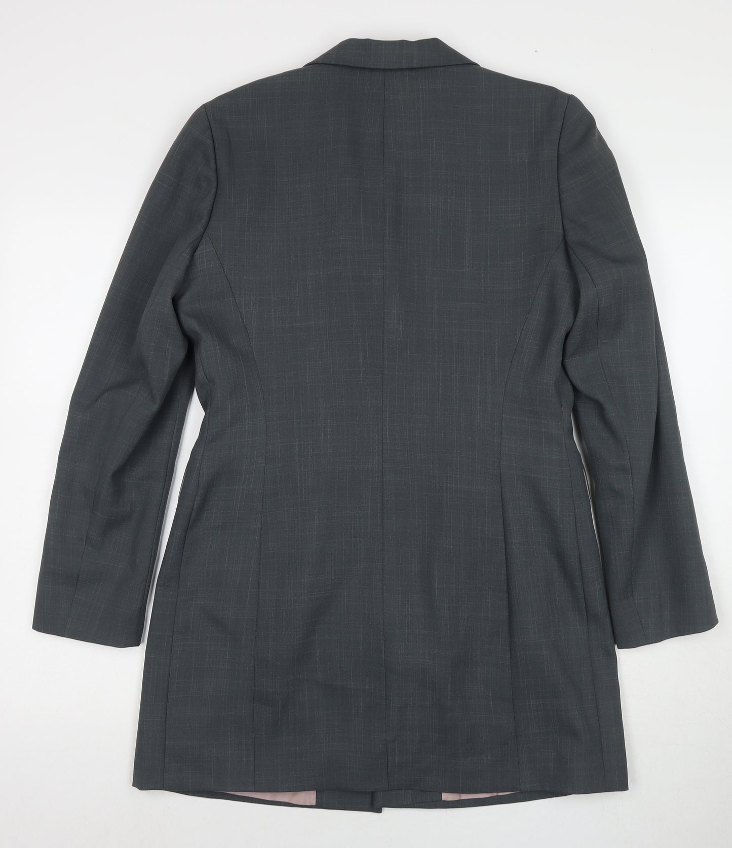 Atmosphere Womens Grey Jacket Blazer Size 12 Button