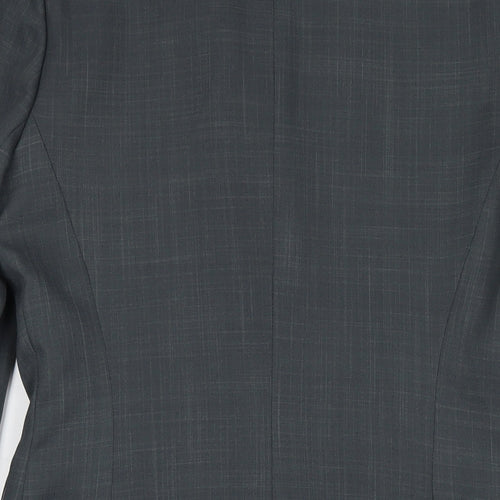 Atmosphere Womens Grey Jacket Blazer Size 12 Button
