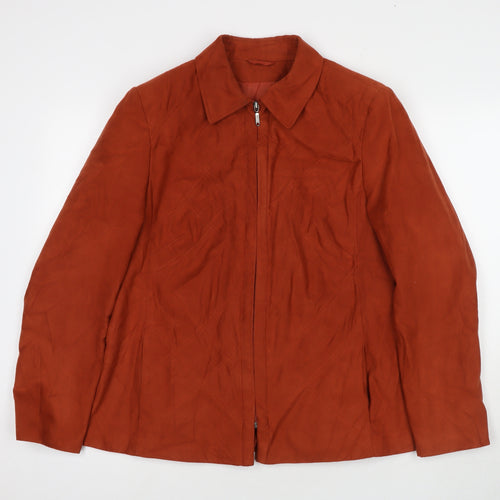 C&A Womens Brown Jacket Size 18 Zip