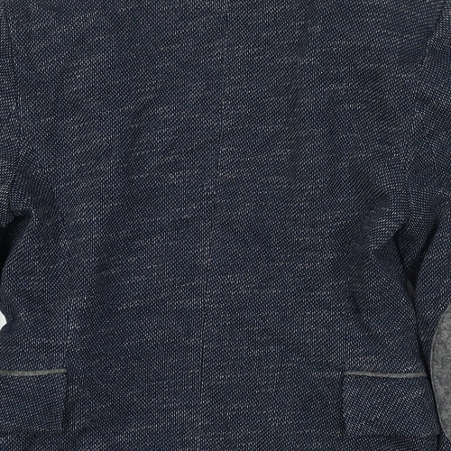 Zara Womens Blue Jacket Blazer Size M Button
