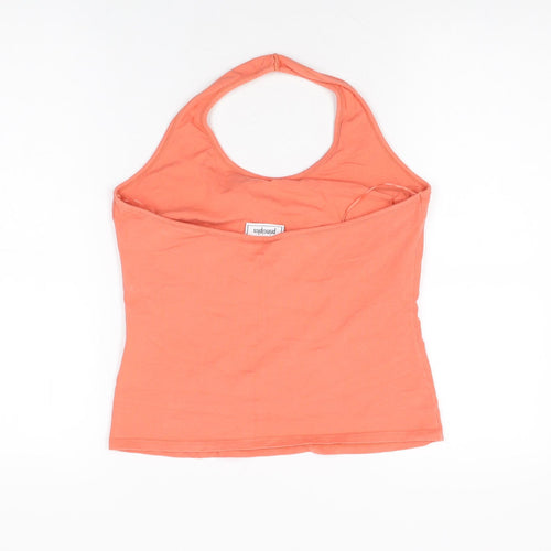 Principles Womens Pink Cotton Basic T-Shirt Size 16 Halter