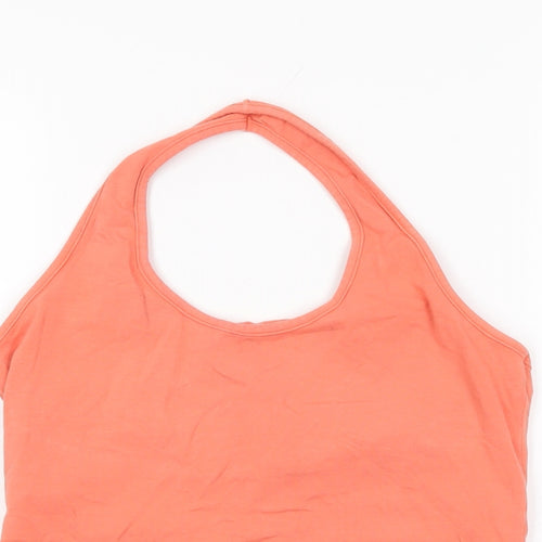 Principles Womens Pink Cotton Basic T-Shirt Size 16 Halter