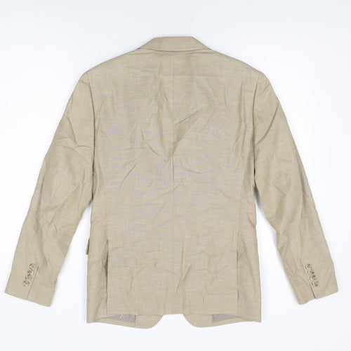 Bonobos Mens Beige Cotton Jacket Suit Jacket Size 36 Regular