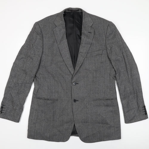 Marks and Spencer Mens Grey Wool Jacket Suit Jacket Size 42 Regular