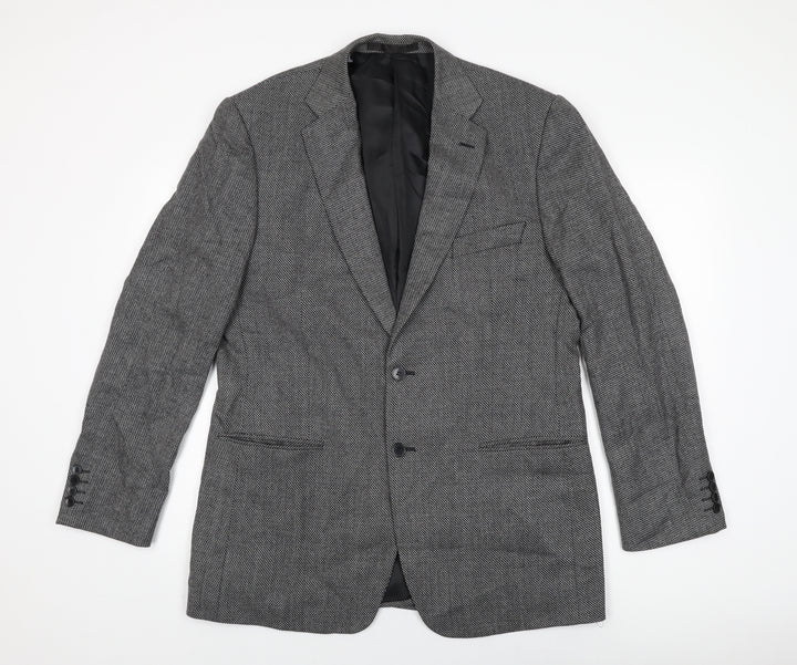 Marks and Spencer Mens Grey Wool Jacket Suit Jacket Size 42 Regular