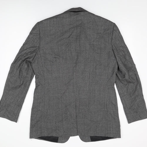 Marks and Spencer Mens Grey Wool Jacket Suit Jacket Size 42 Regular