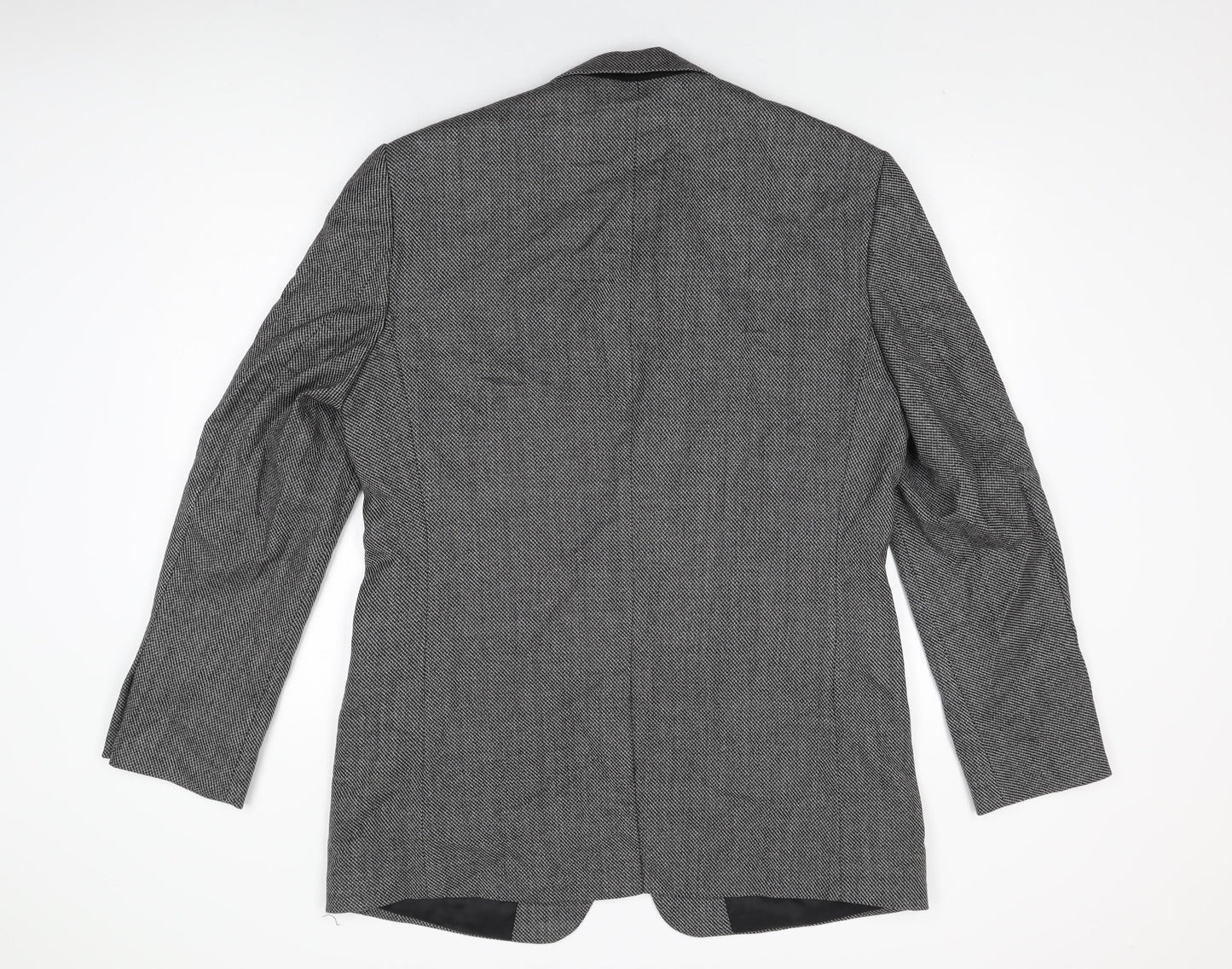 Marks and Spencer Mens Grey Wool Jacket Suit Jacket Size 42 Regular