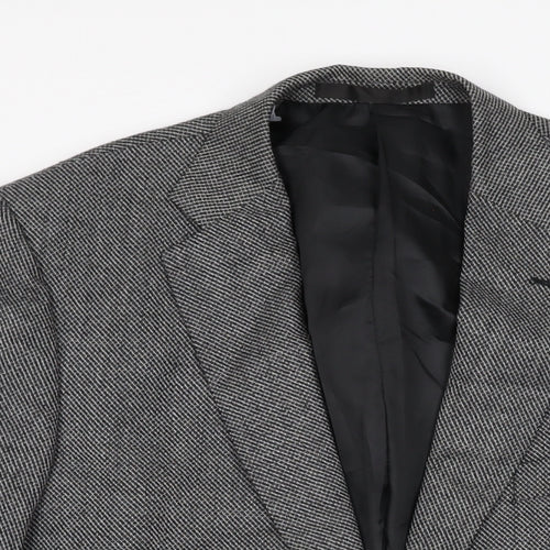 Marks and Spencer Mens Grey Wool Jacket Suit Jacket Size 42 Regular
