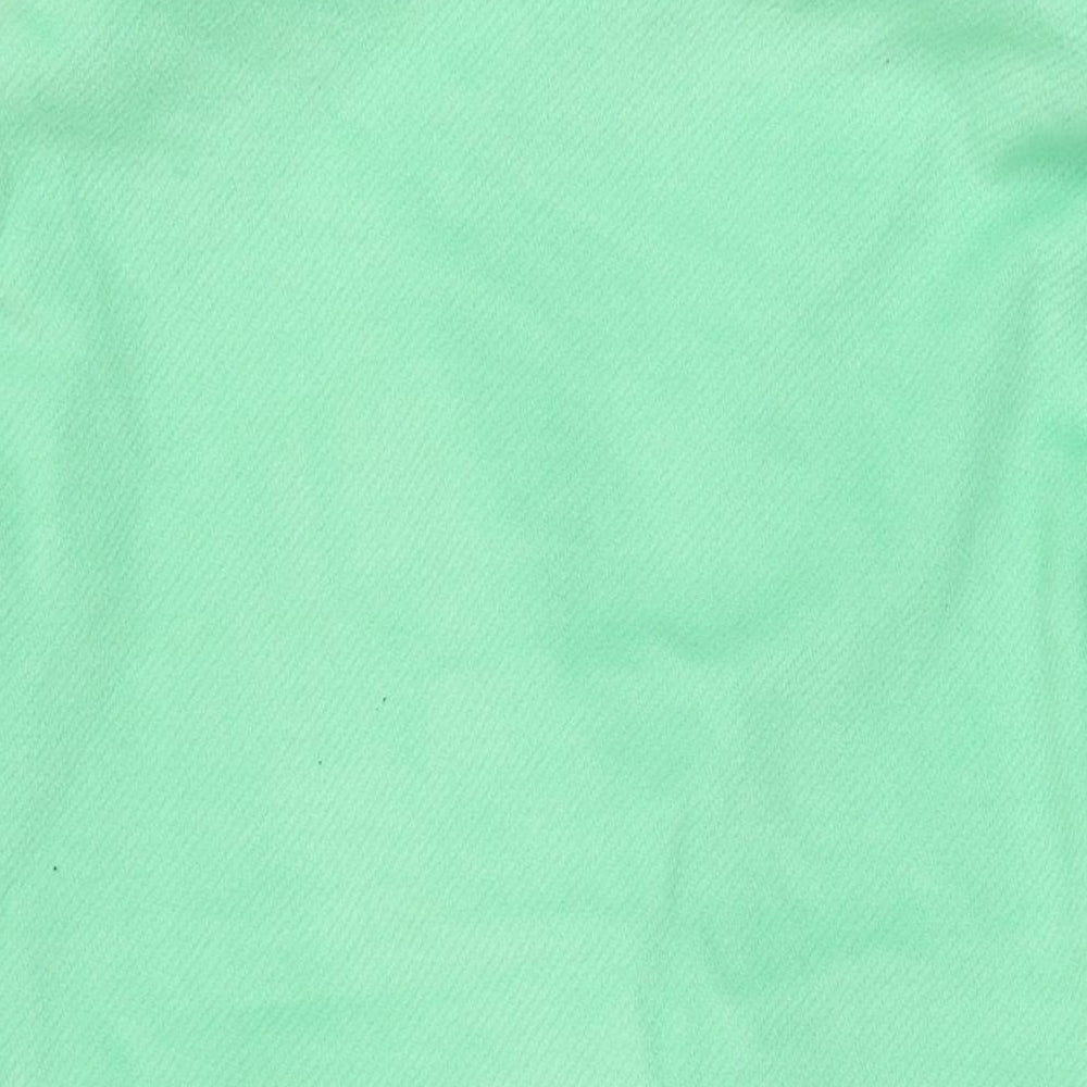 Marks and Spencer Womens Green Overcoat Coat Size 12 Button