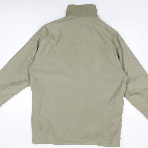 Jupiter Mens Green Overcoat Coat Size 48 Zip