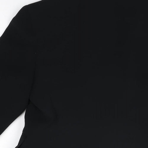 Marks and Spencer Womens Black Jacket Blazer Size 12 Button
