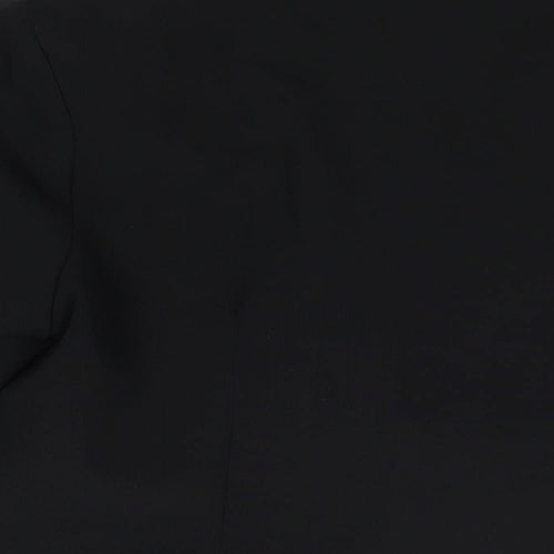 Glitz Womens Black Jacket Blazer Size 18 Button