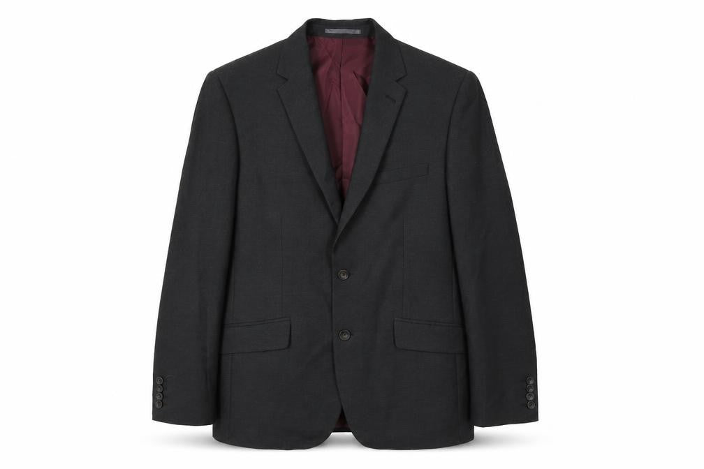Marks & Spencer Mens Grey Polyester Jacket Suit Jacket Size 40 Regular