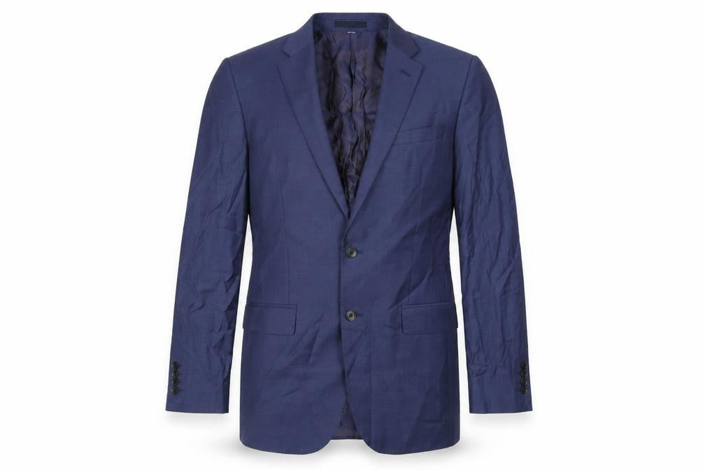 Marks and Spencer Mens Blue Wool Jacket Suit Jacket Size 44 Regular