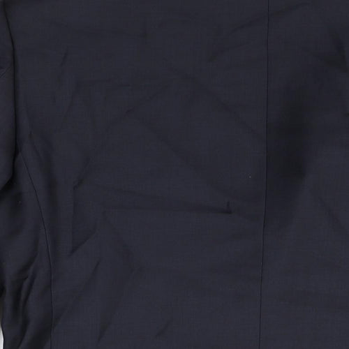 Linea Mens Black Viscose Jacket Suit Jacket Size 40 Regular