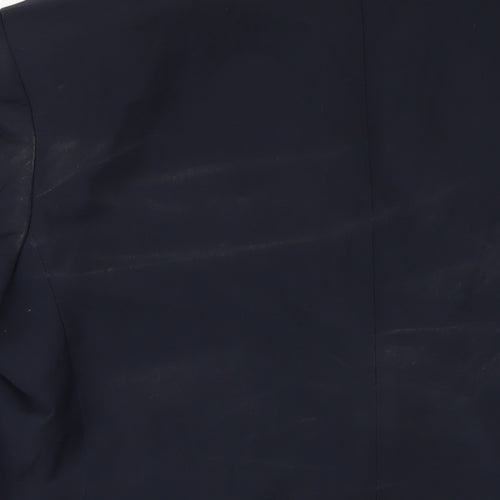 Autograph Mens Blue Wool Jacket Blazer Size 44 Regular