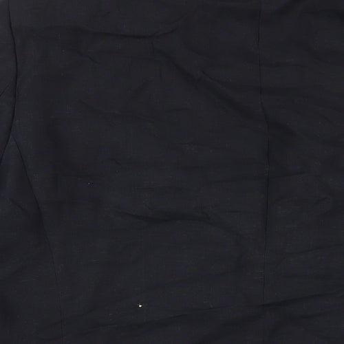 Fellini Mens Blue Linen Jacket Blazer Size 42 Regular