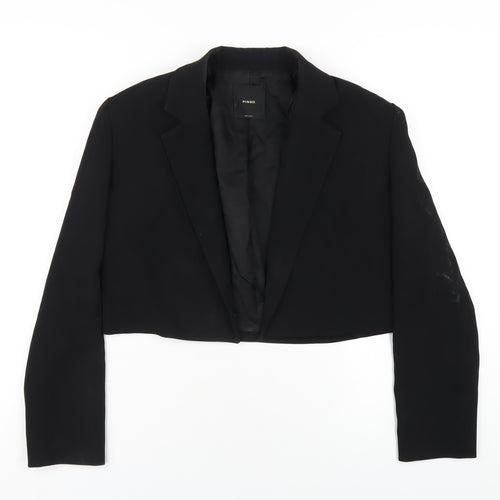 PINKO Womens Black Jacket Blazer Size 8