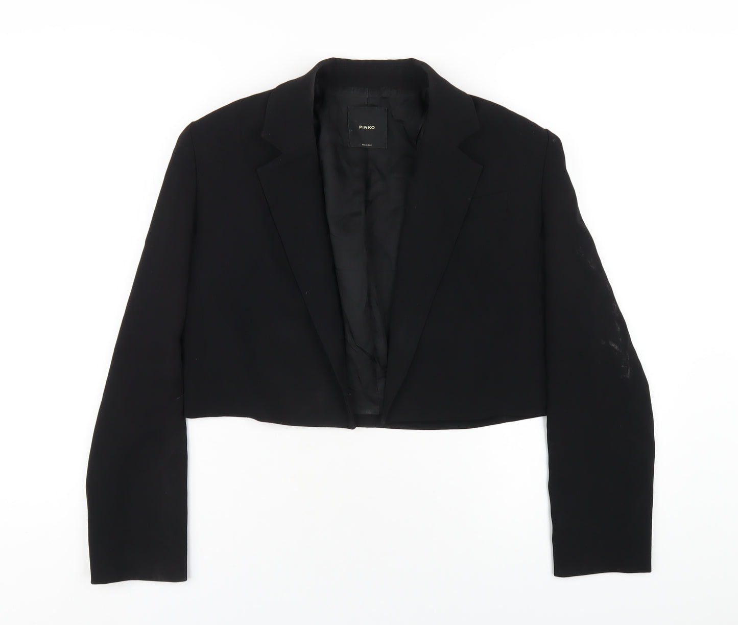PINKO Womens Black Jacket Blazer Size 8