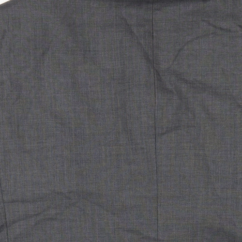 Austin Reed Mens Grey Wool Jacket Blazer Size 46 Regular