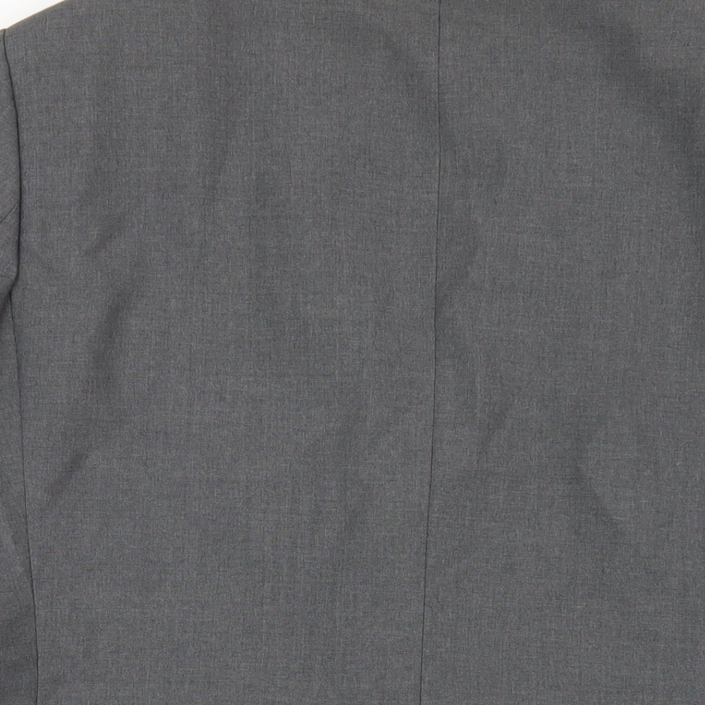 The Covent Garden Collection Mens Grey Polyester Jacket Blazer Size 44 Regular