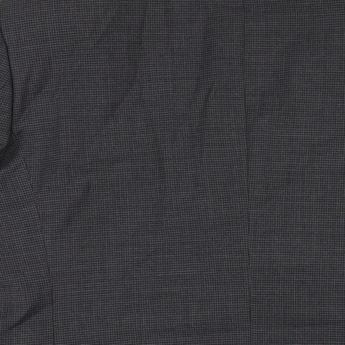 Tiger of Sweden Mens Grey Polyester Jacket Blazer Size 52 Regular