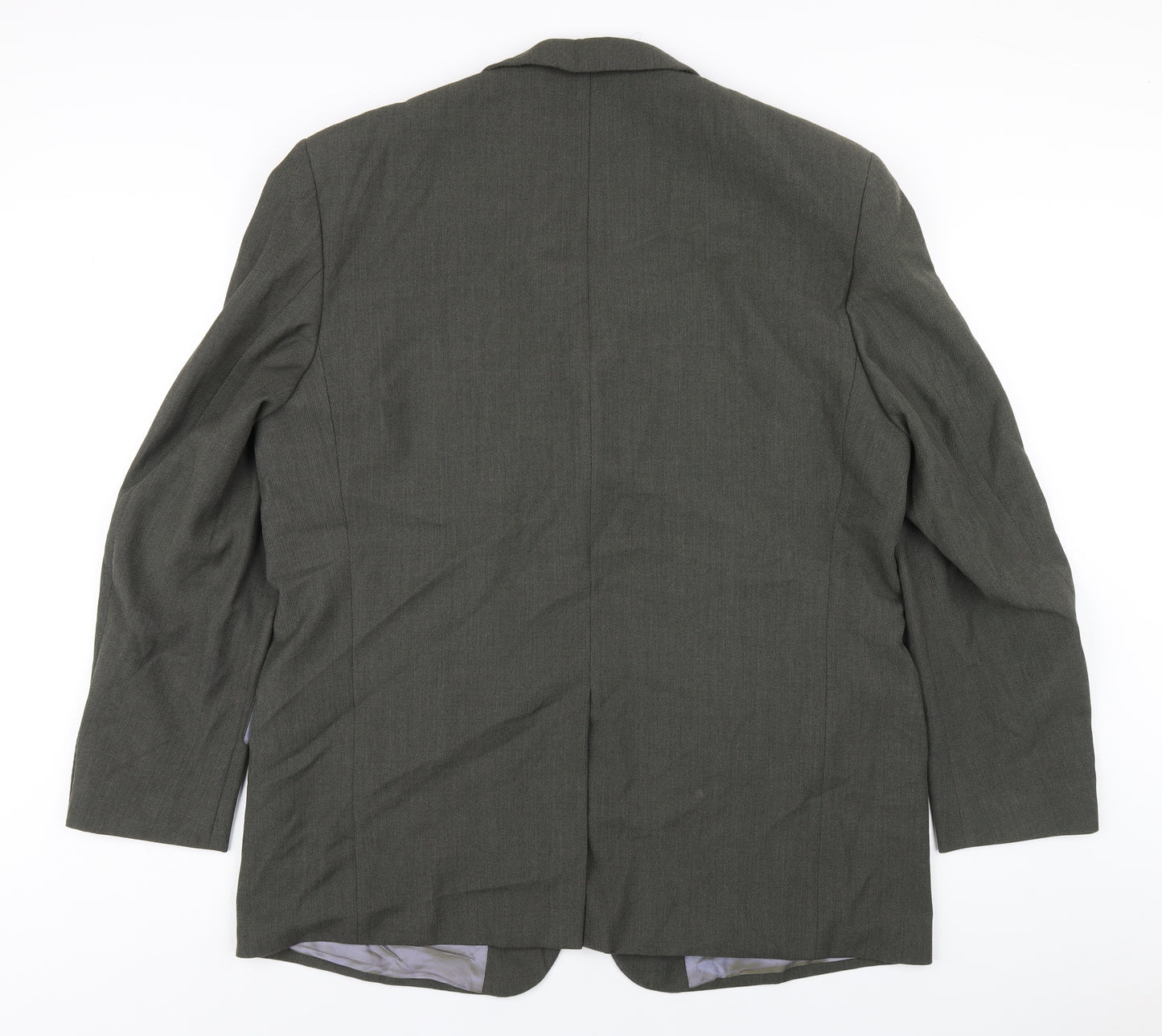 BHS Mens Green Polyester Jacket Blazer Size 46 Regular