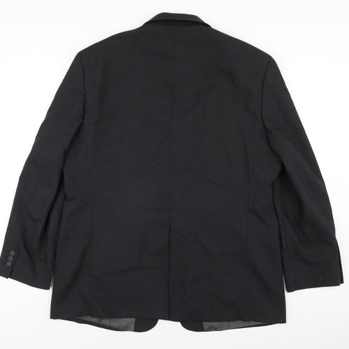 Marks and Spencer Mens Grey Polyester Jacket Blazer Size 44 Regular