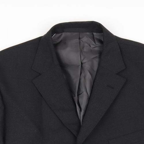 Marks and Spencer Mens Grey Polyester Jacket Blazer Size 44 Regular