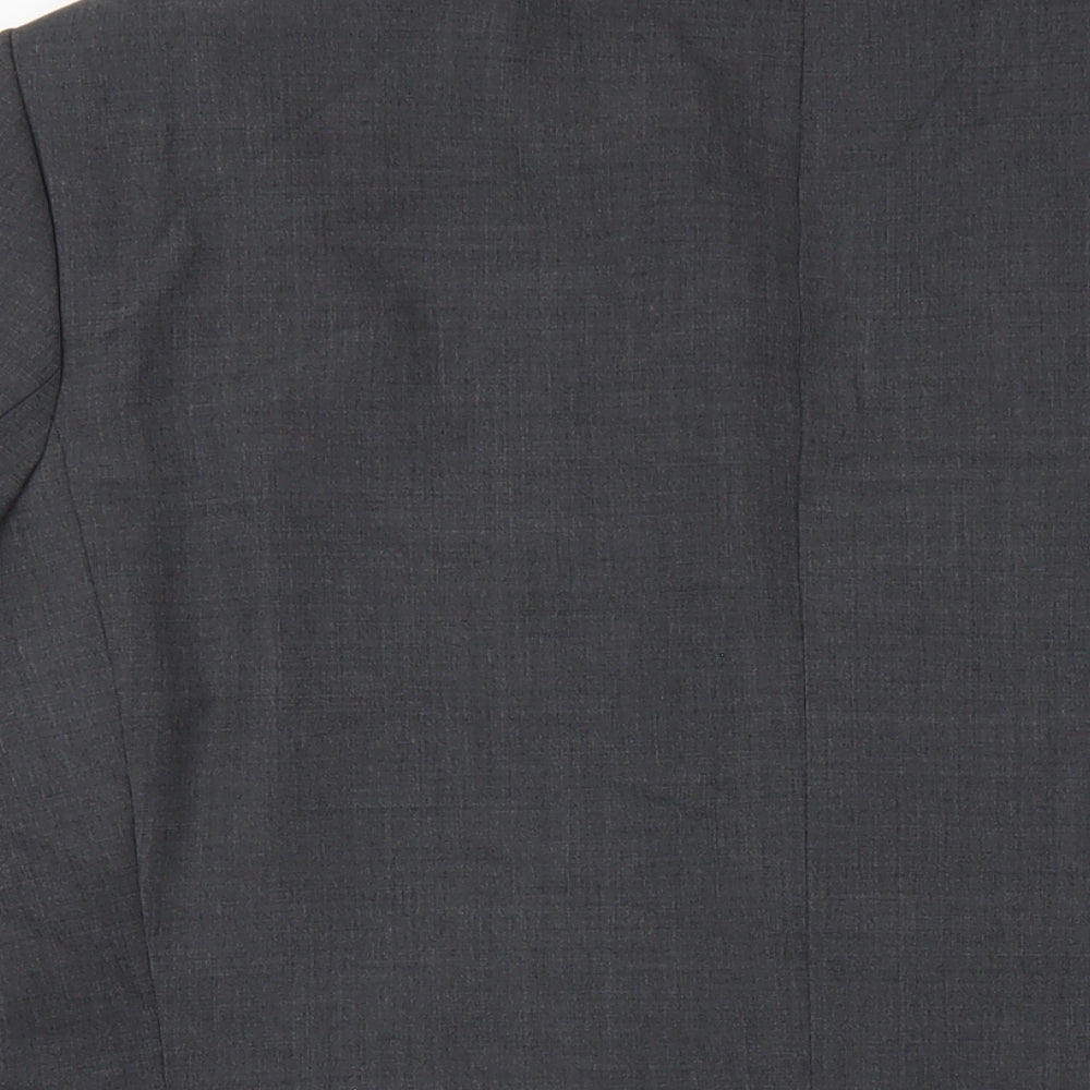 Marks and Spencer Mens Grey Wool Jacket Blazer Size 42 Regular