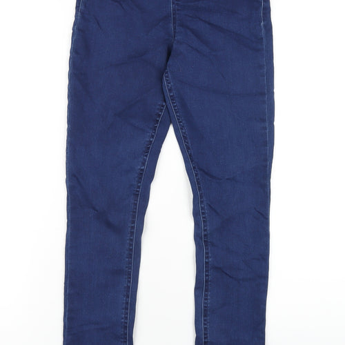 F&F Womens Blue Cotton Jegging Jeans Size 6 L30 in Regular